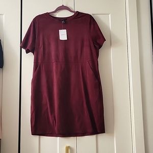 Faux suede knit dress Size 0X